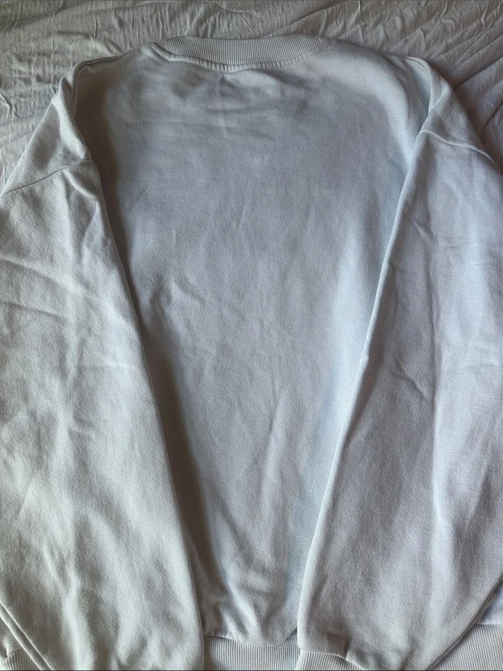 ALO Yoga Accolade Crewneck Sweatshirt in White size Small w flaw*